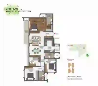 5 BHK Duplex floor plan